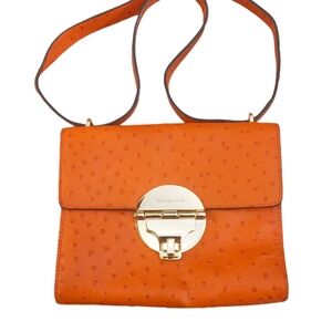 Michael KORS ostrich pattern leather Bag